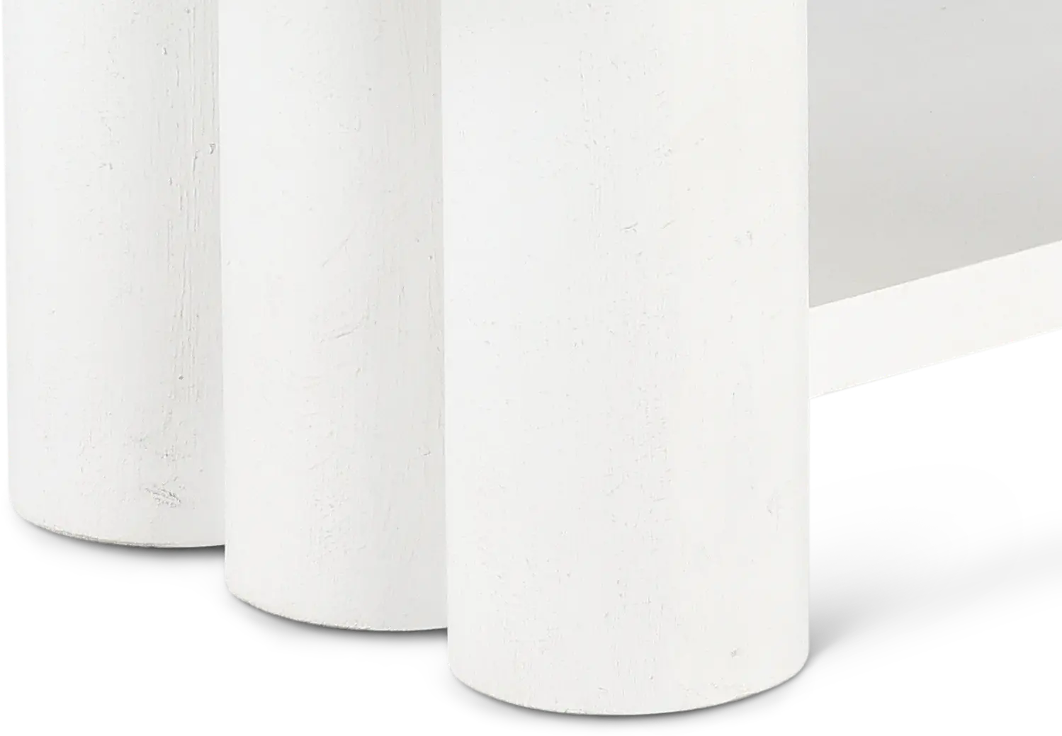 Geneva White Bed Bench-2