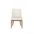 Portico Oak and White Upholstered Side Chair