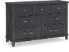 Flatiron Black Dresser