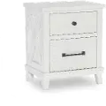 Flatiron White Nightstand