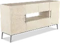Mala Weathered White 69 TV Stand