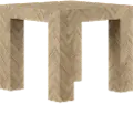Geneva Light Brown End Table