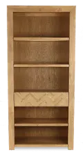 Geneva Ash Embossed Bookcase