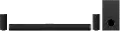 ITBSW423B 45” HD Bluetooth Sound Bar with Satellite Speakers and Wireless Subwoofer