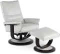 Urban Fog Euro Chair and Ottoman