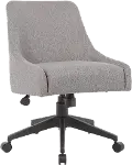 Boyle Gray Upholstered Office Swivel Chair