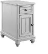 Newhaven White Chairside Table