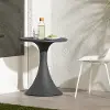 15002 Dalya Dark Gray Outdoor Bistro Table