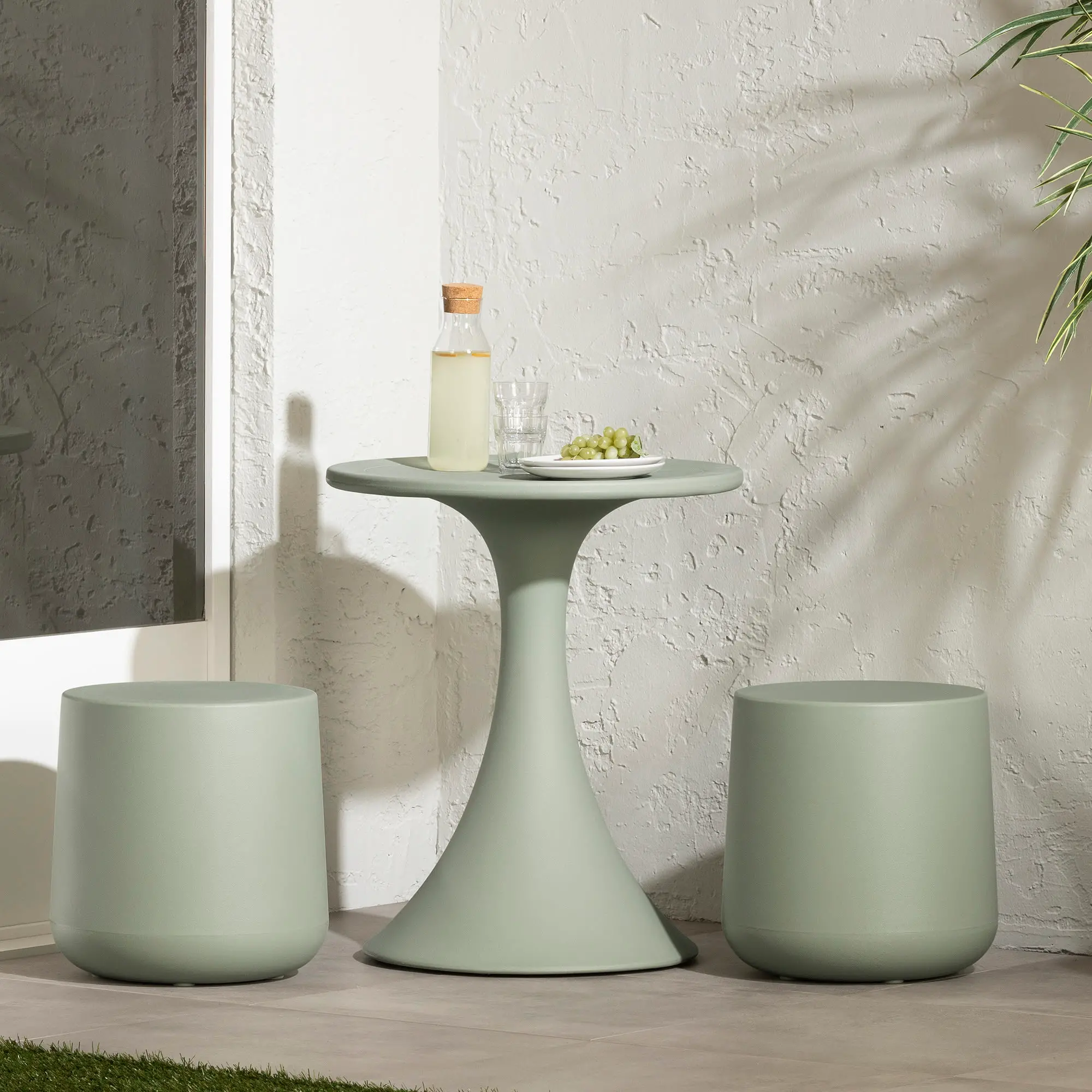 15241 Dalya Sage Green 3-Piece Outdoor Bistro Set - South Shore-2