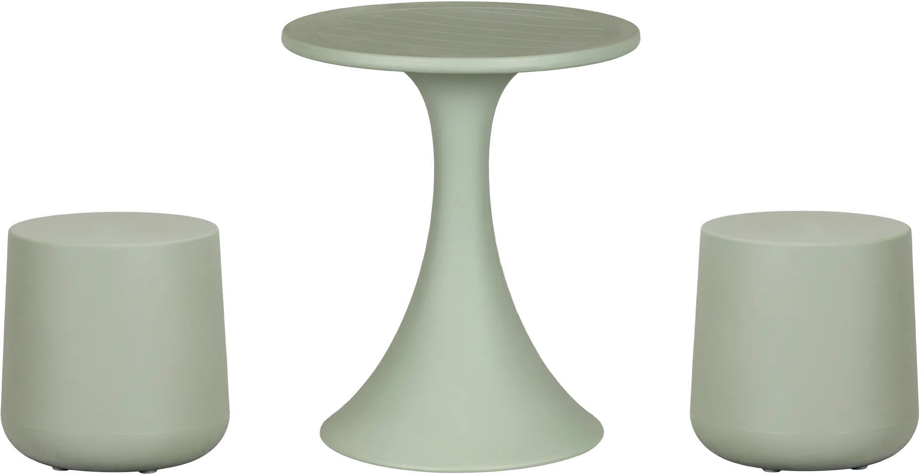 15241 Dalya Sage Green 3-Piece Outdoor Bistro Set - South Shore-1