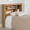 15441 Tassio Oak Twin Bookcase Headboard - South Shore