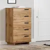 15643 Cavalleri Oak 5-Drawer Chest - South Shore