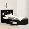 15671 Gramercy Black Twin Bed and Headboard Set - South Shore
