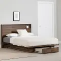 15697 Musano Walnut Full-Queen Bed and Headboard