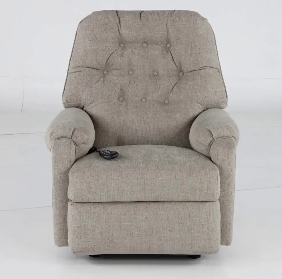 Sondra Praline Beige Power Recliner-10