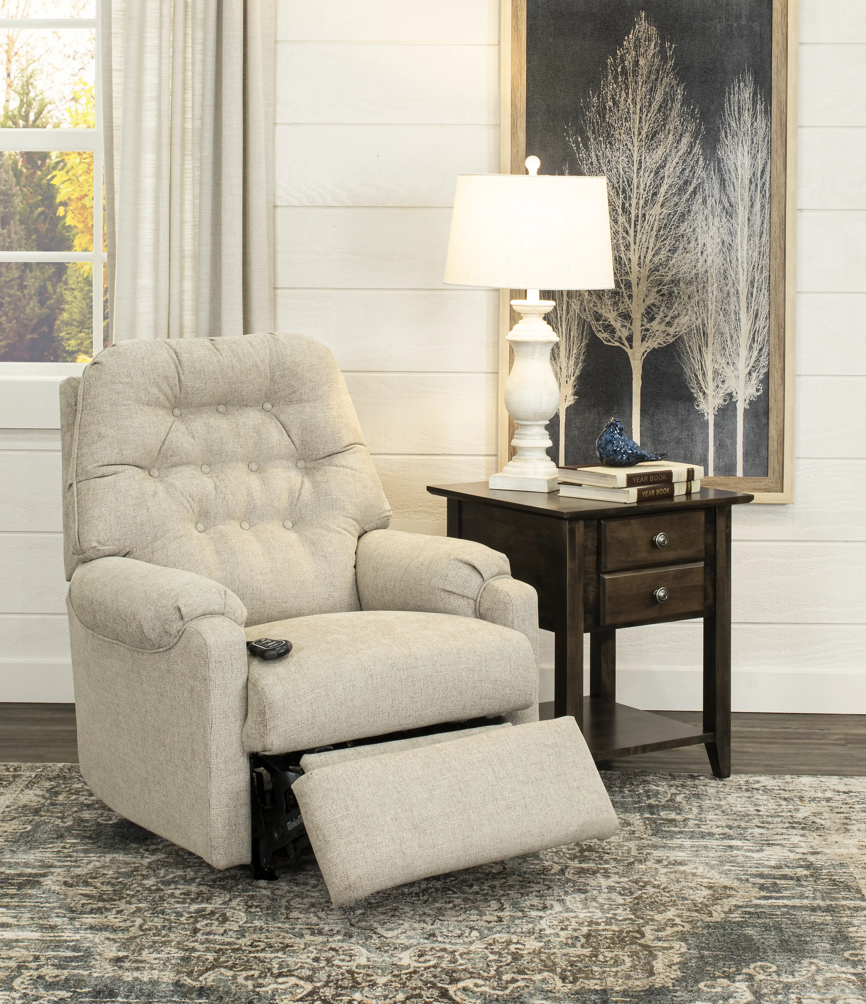 Sondra Praline Beige Power Recliner-2