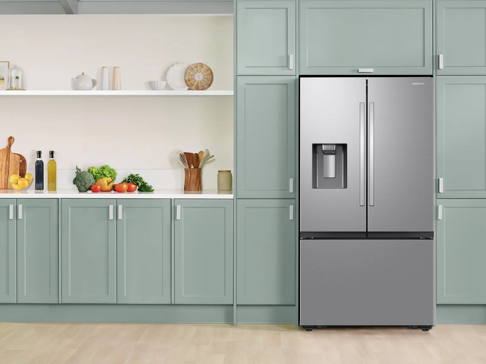 RF32CG5400SR Samsung 31 cu ft Mega Capacity French Door Refrigerator - Stainless Steel-3