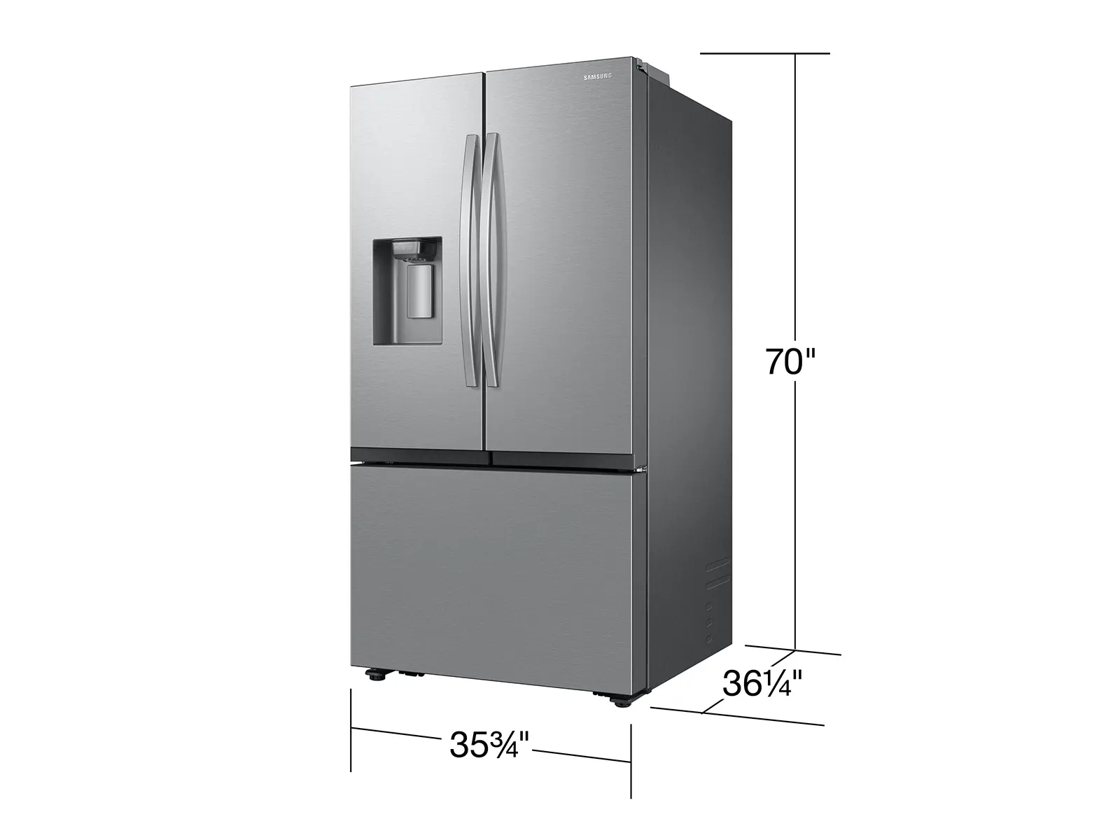 RF32CG5400SR Samsung 31 cu ft Mega Capacity French Door Refrigerator - Stainless Steel-4