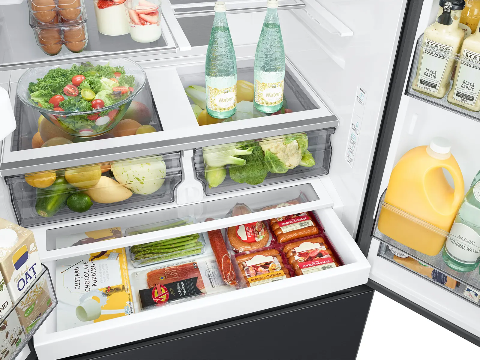 RF32CG5400MT Samsung 31 cu ft Mega Capacity French Door Refrigerator - Matte Black-10