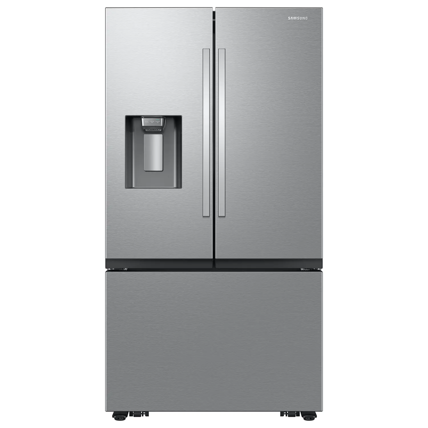 RF27CG5400SR Samsung 26 cu ft Mega Capacity French Door Refrigerator - Counter Depth Stainless Steel-1