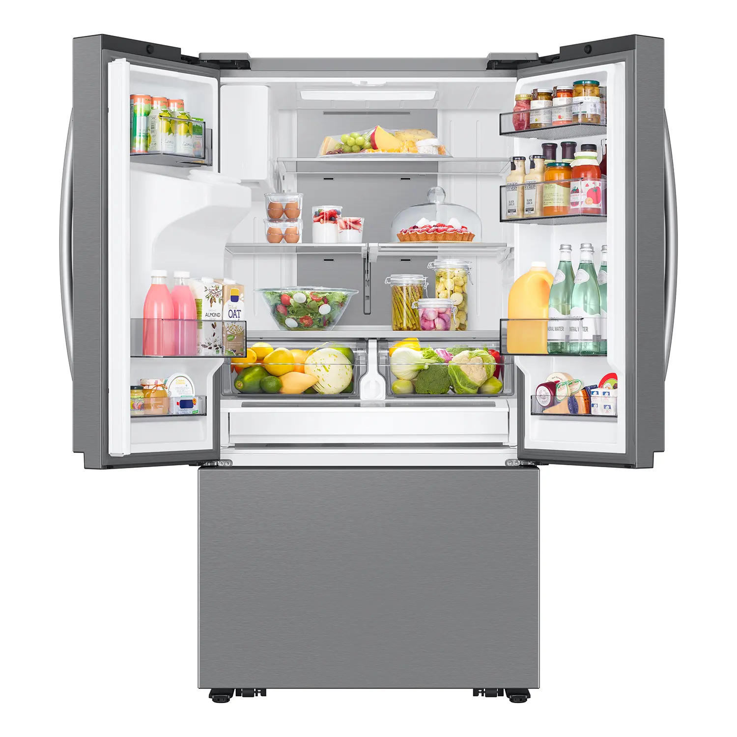 RF27CG5400SR Samsung 26 cu ft Mega Capacity French Door Refrigerator - Counter Depth Stainless Steel-8