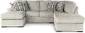 Calnita Sisal Beige 2 Piece Sectional
