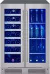 PRWB24C32CG Zephyr Presrvâ„¢ French Door Dual Zone Wine & Beverage Cooler