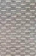 M133-GY-76X96-BN25 Jedediah 8 x 10 Wool Hand Knotted Gray Area Rug