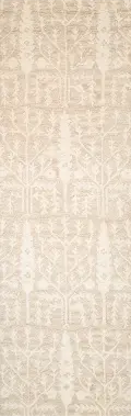 R131-BE-2.6X8-AL133 Valencia Novalee Beige Wool Hand Tufted Runner Rug