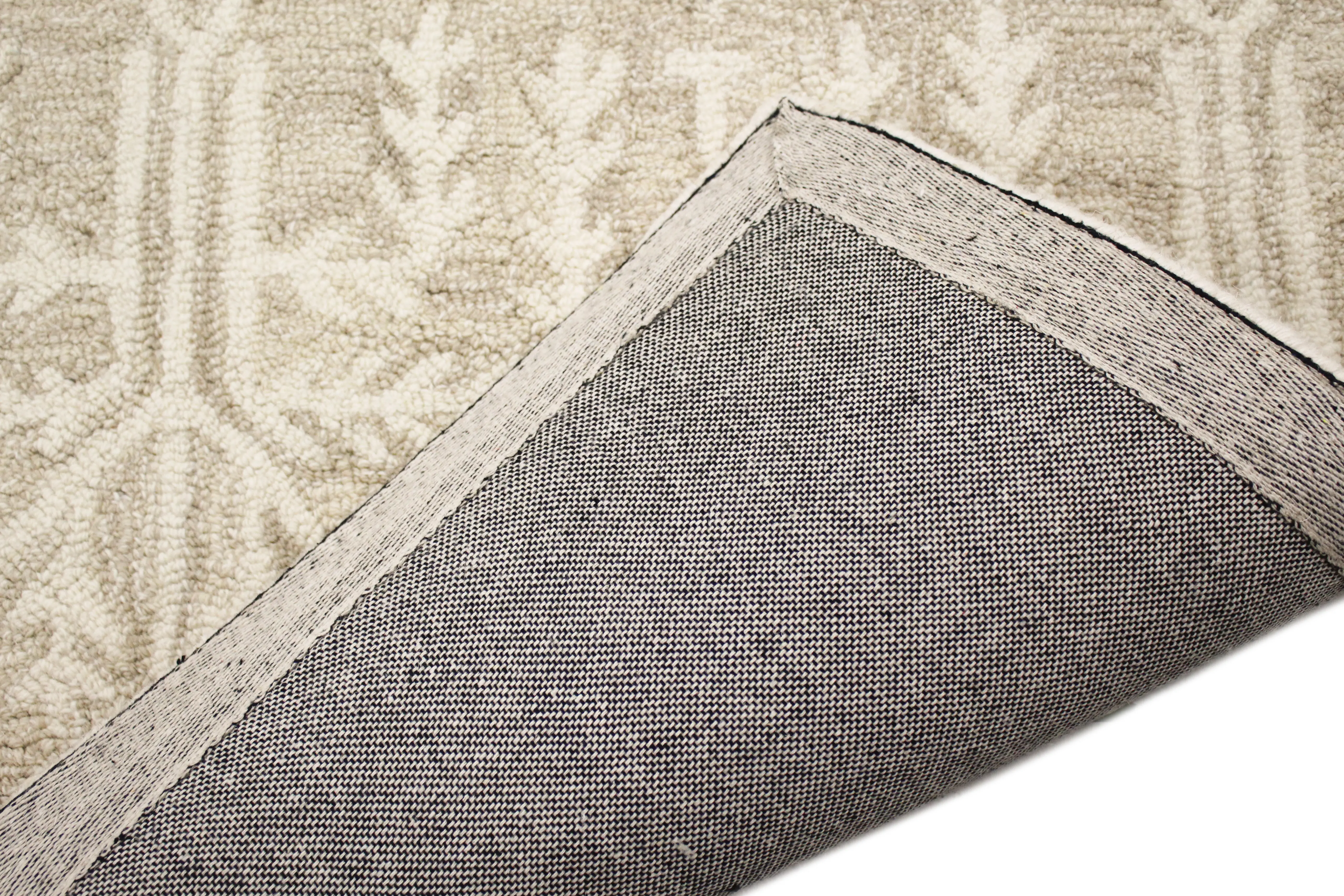 R131-BE-4X6-AL133 Valencia Novalee 4 x 6 Beige Wool Hand Tufted Area Rug-4