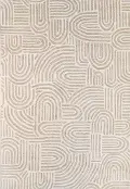 S185-BE-9X12-ST283 Chelsea Trenton 9 x 12 Beige Wool Hand Tufted Area Rug