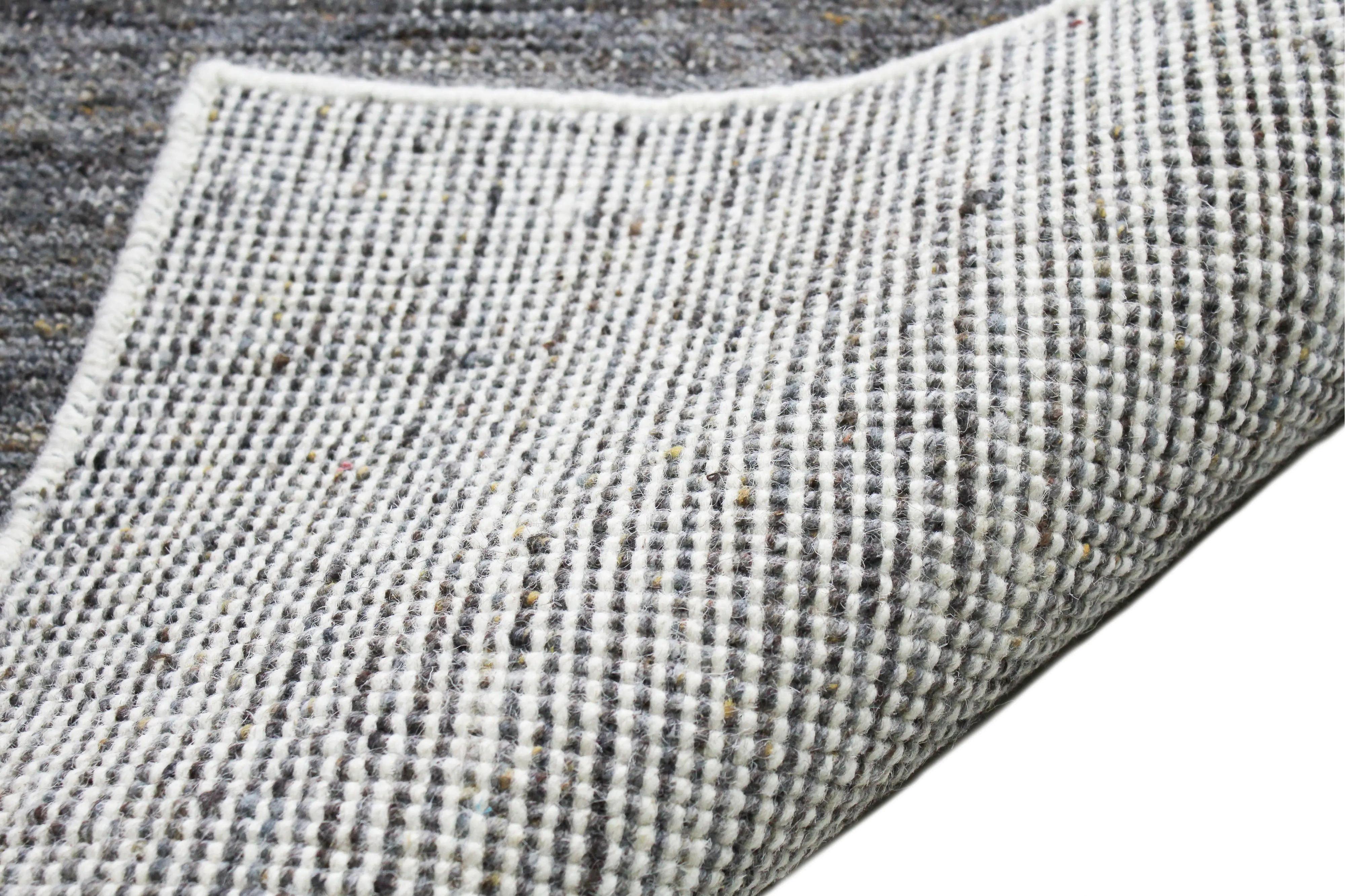 S230-STON-5X7.6-SAV8 Savannah Norvil 5 x 8 Wool Hand Loomed Gray Area Rug-4