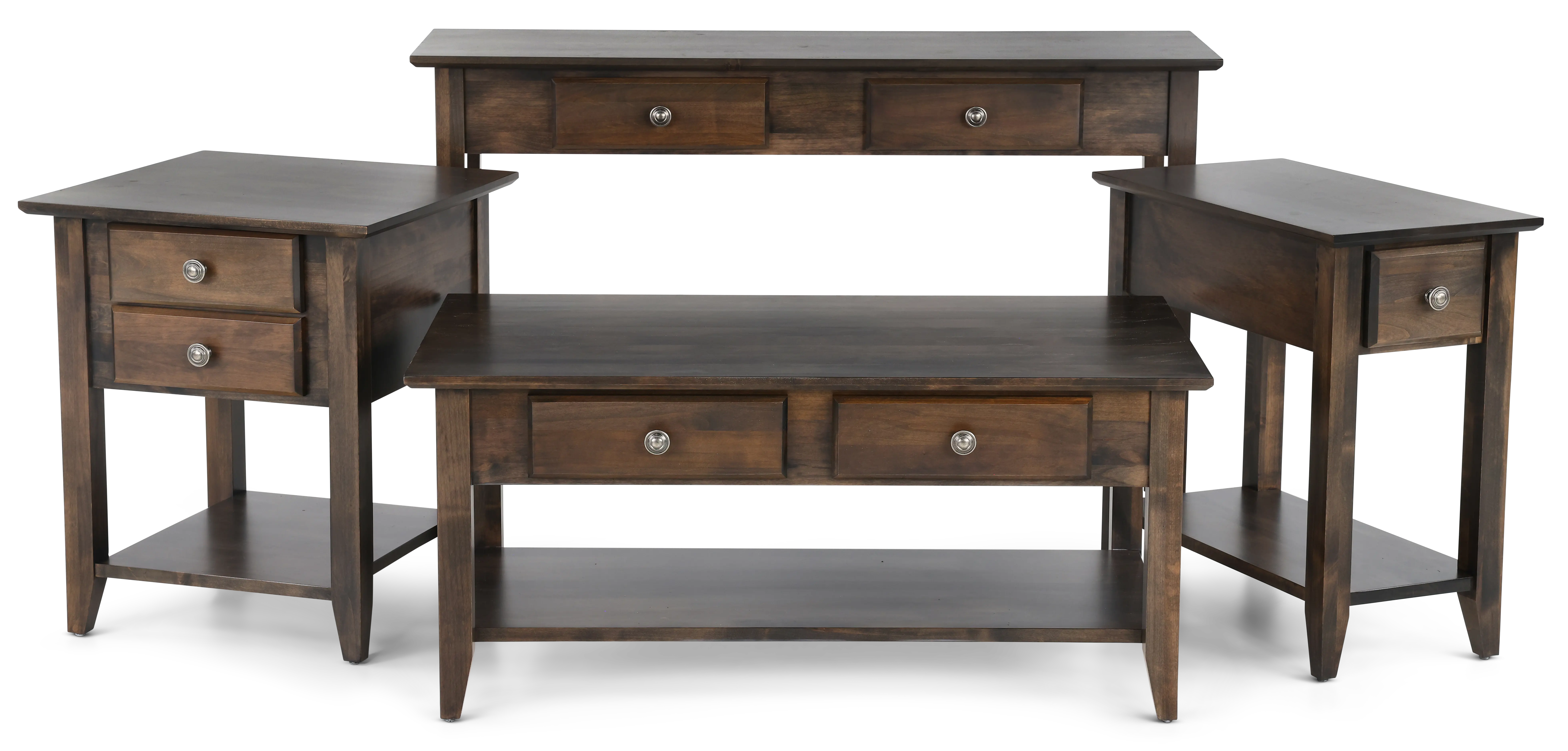 Archbold Dark Brown End Table-10