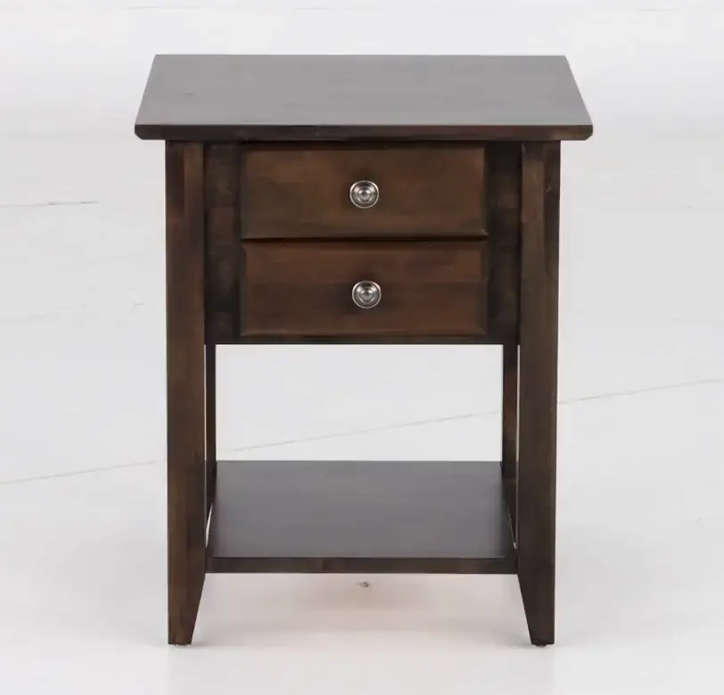 Archbold Dark Brown End Table-4