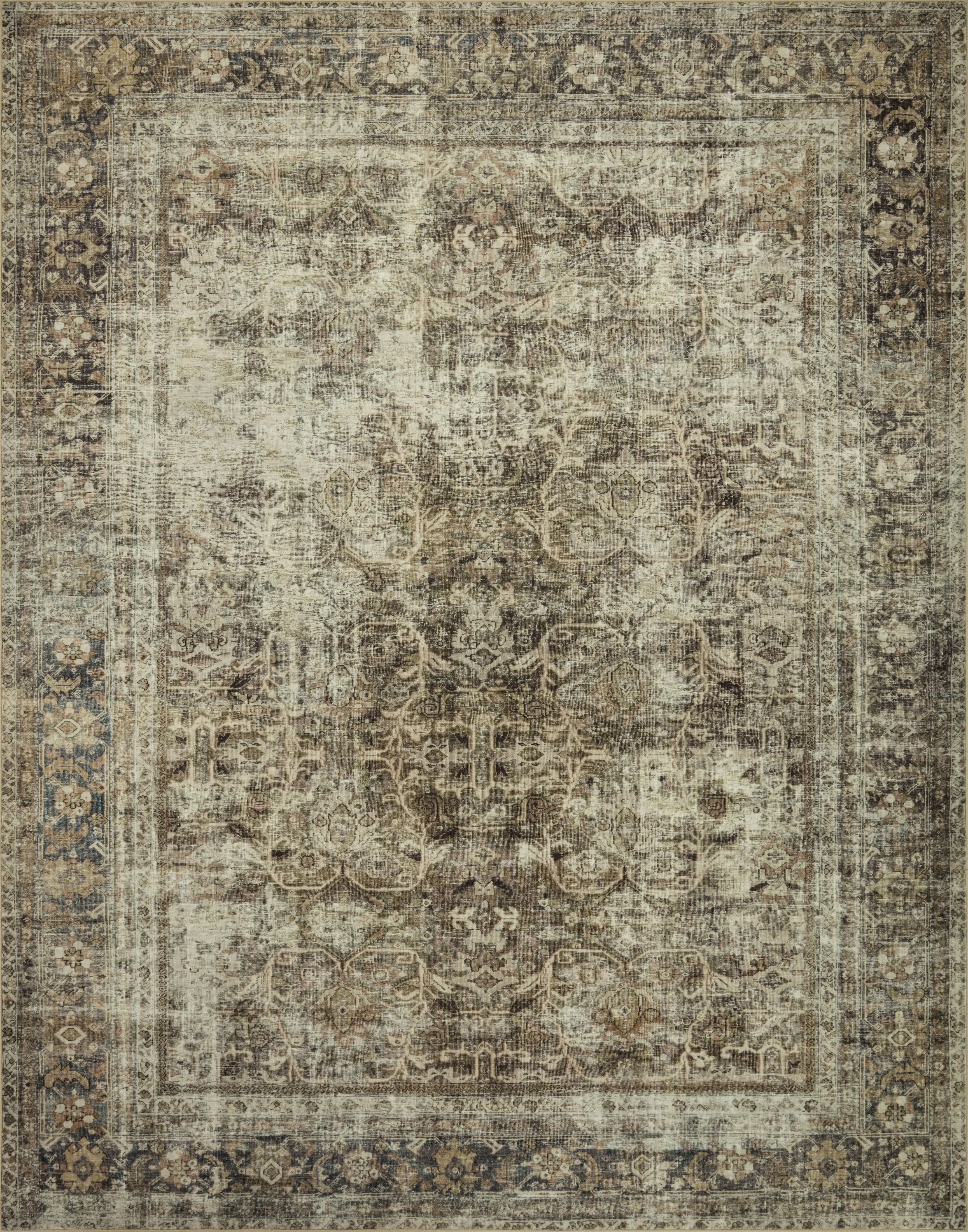 SIN-O1MHPEBTA2.3X3.9 Sinclair 2 x 4 Antique Pebble Taupe Doormat-1