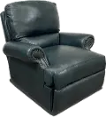 Hunter Green Leather Power Recliner