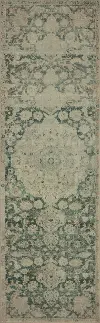 SIN-O5MHJADES2.3X3.9 Sinclair Antique Jade Green 12 Foot Runner
