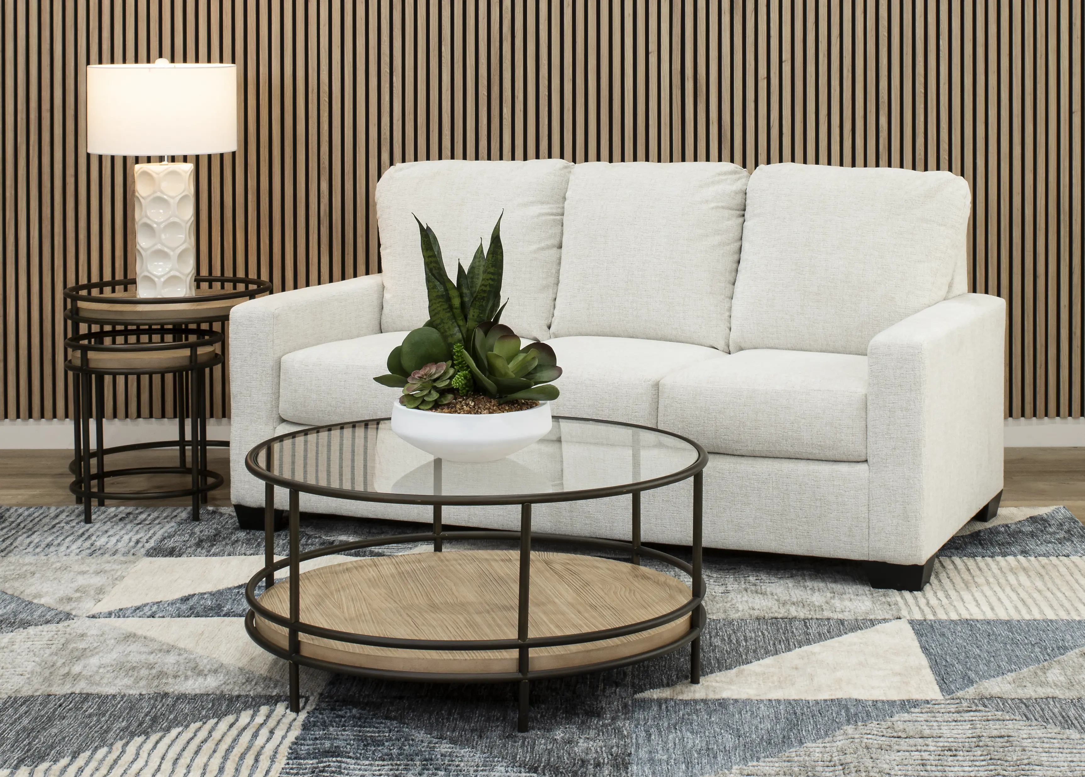Rannis Snow White Full Sofa Bed-2