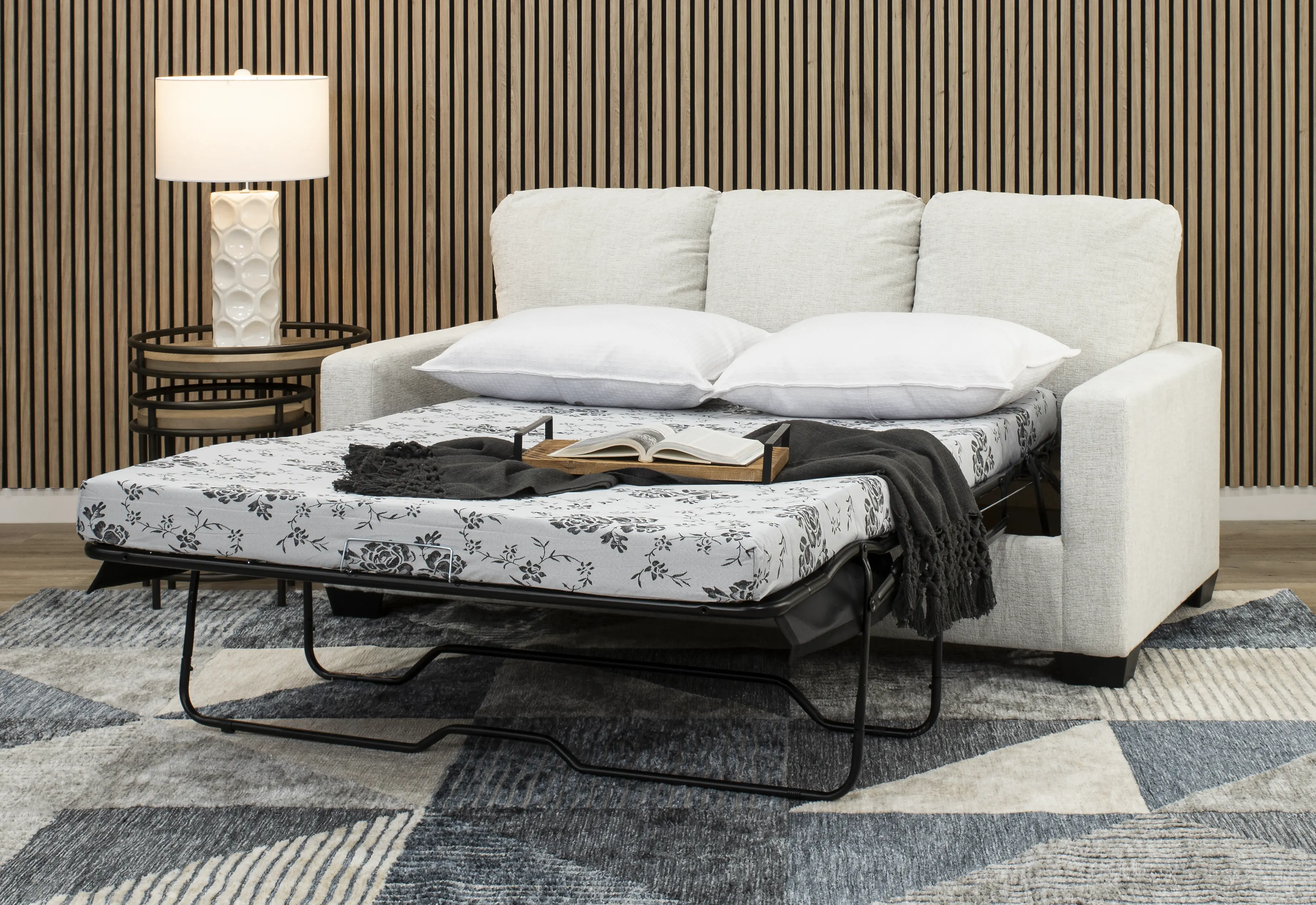 Rannis Snow White Full Sofa Bed-4