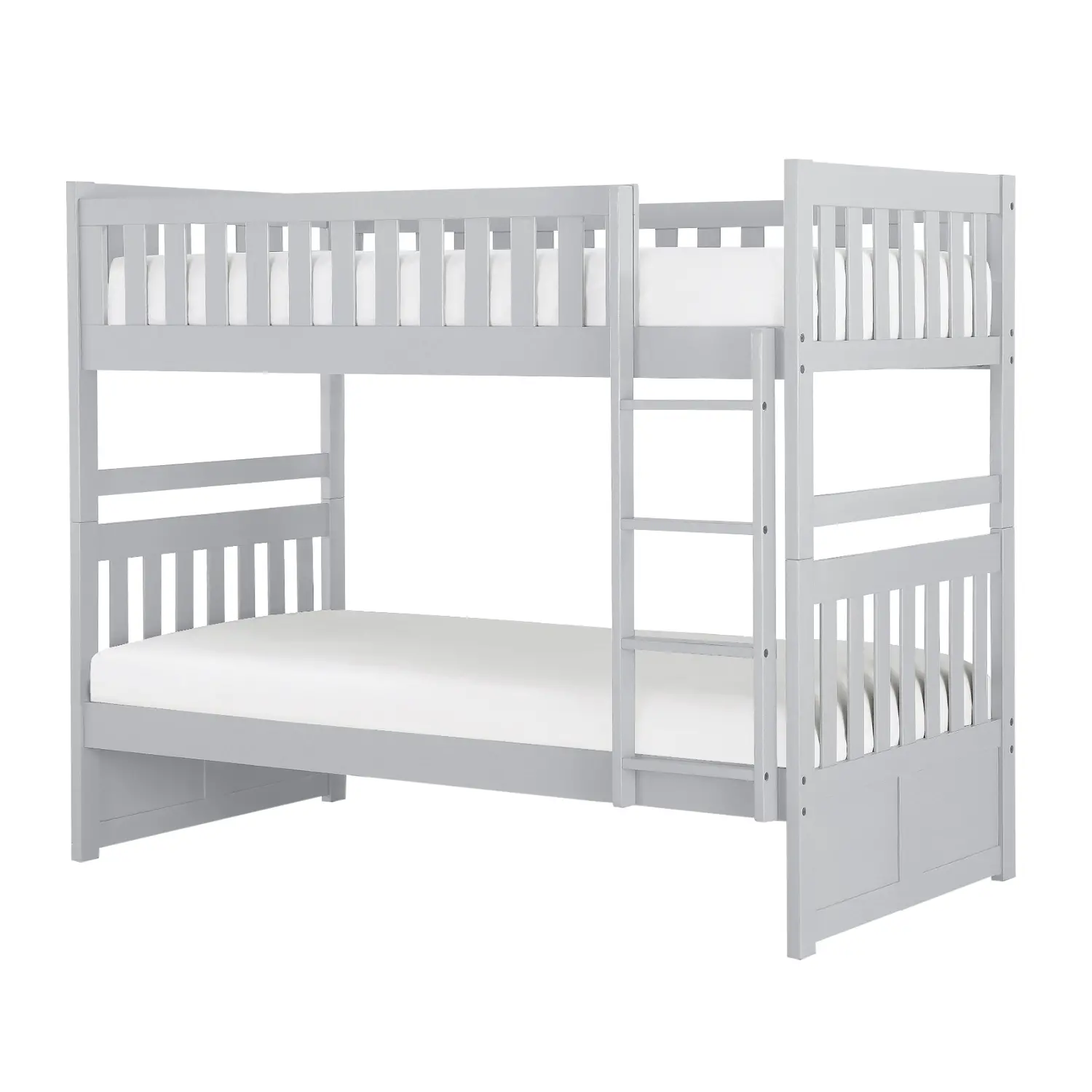 Oakley Gray Twin-over-Twin Bunk Bed-1