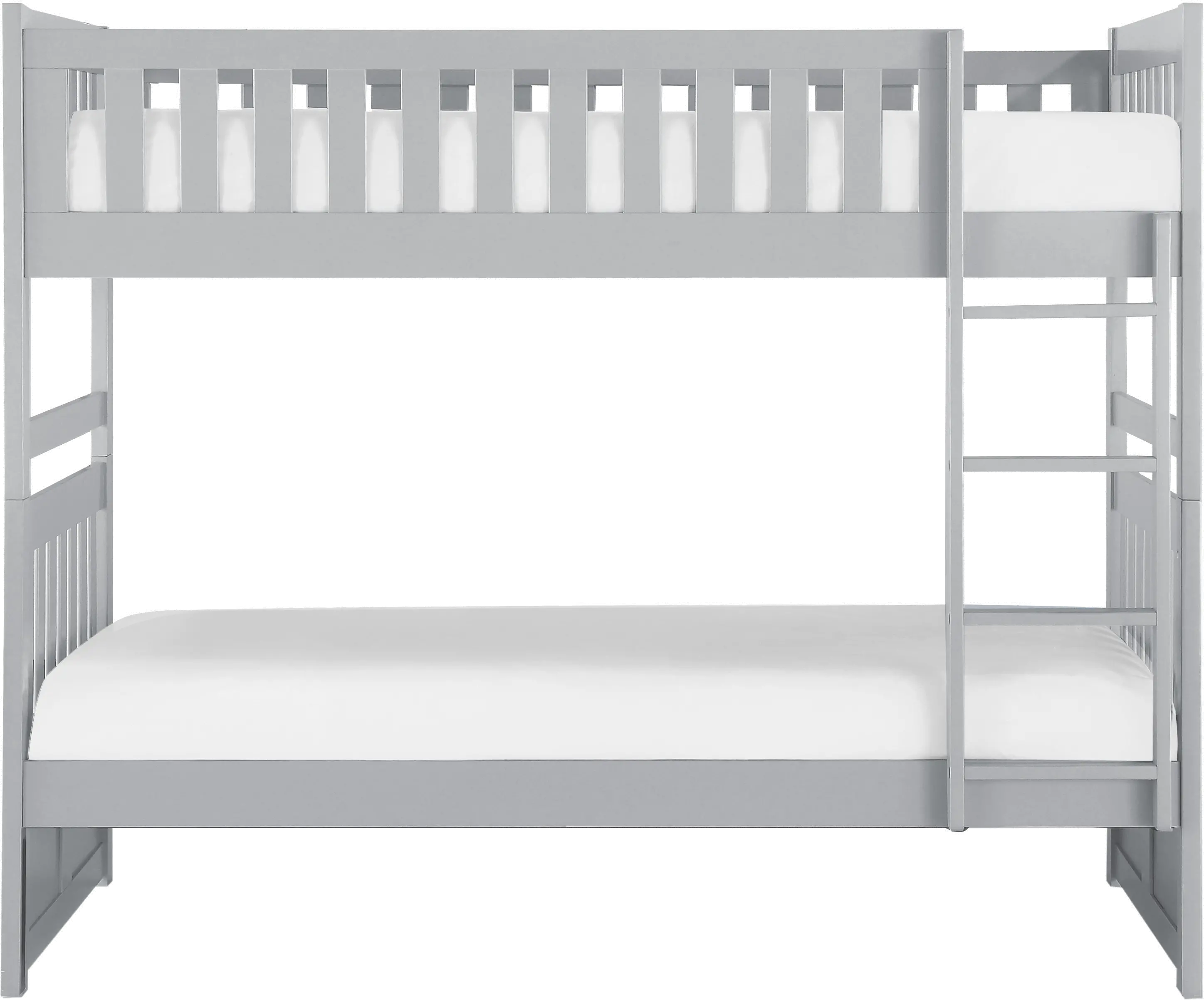 Oakley Gray Twin-over-Twin Bunk Bed-3