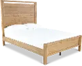 Boho Sandstone Tan Queen Panel Bed