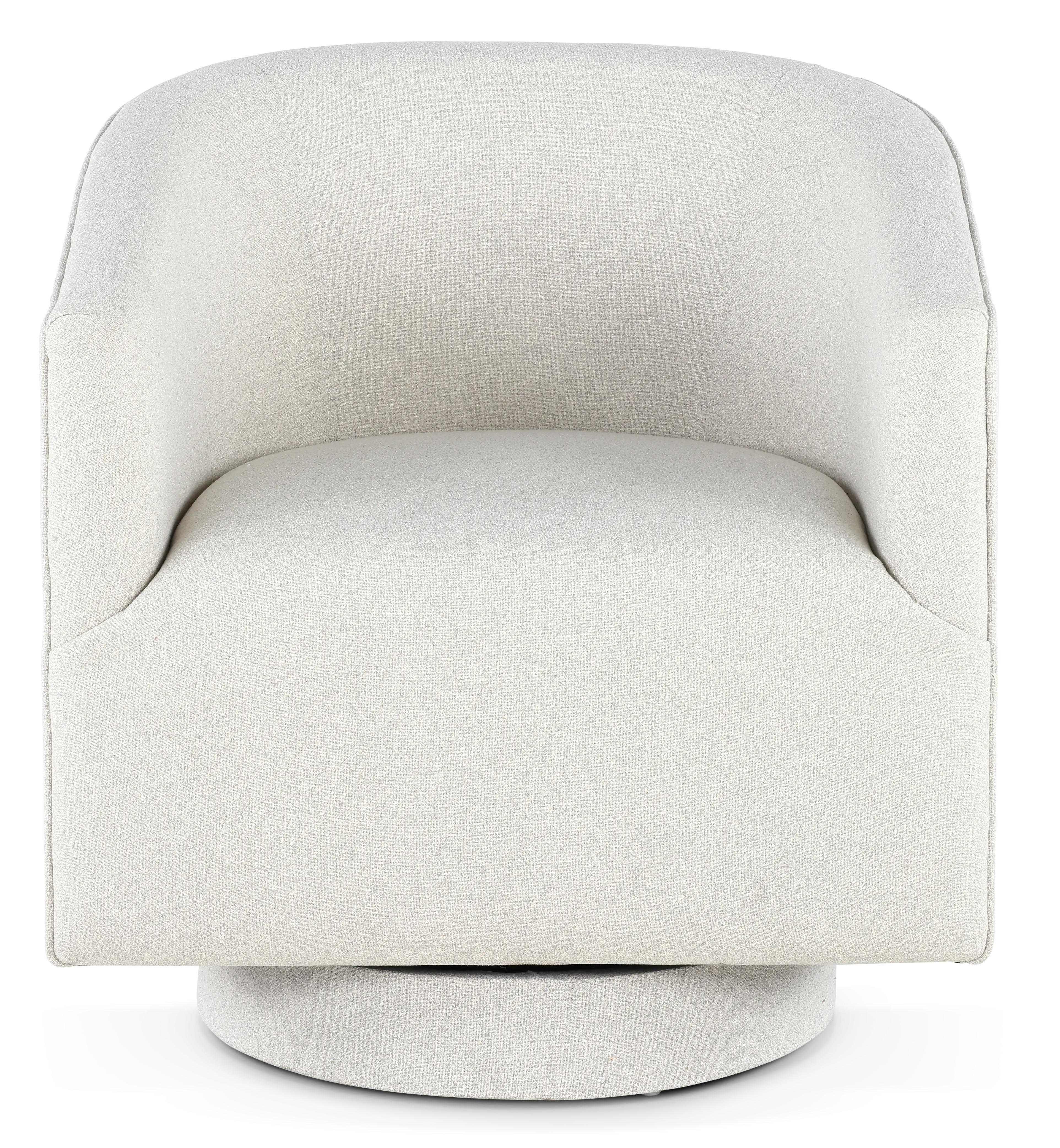 Brylee White Swivel Accent Chair-4