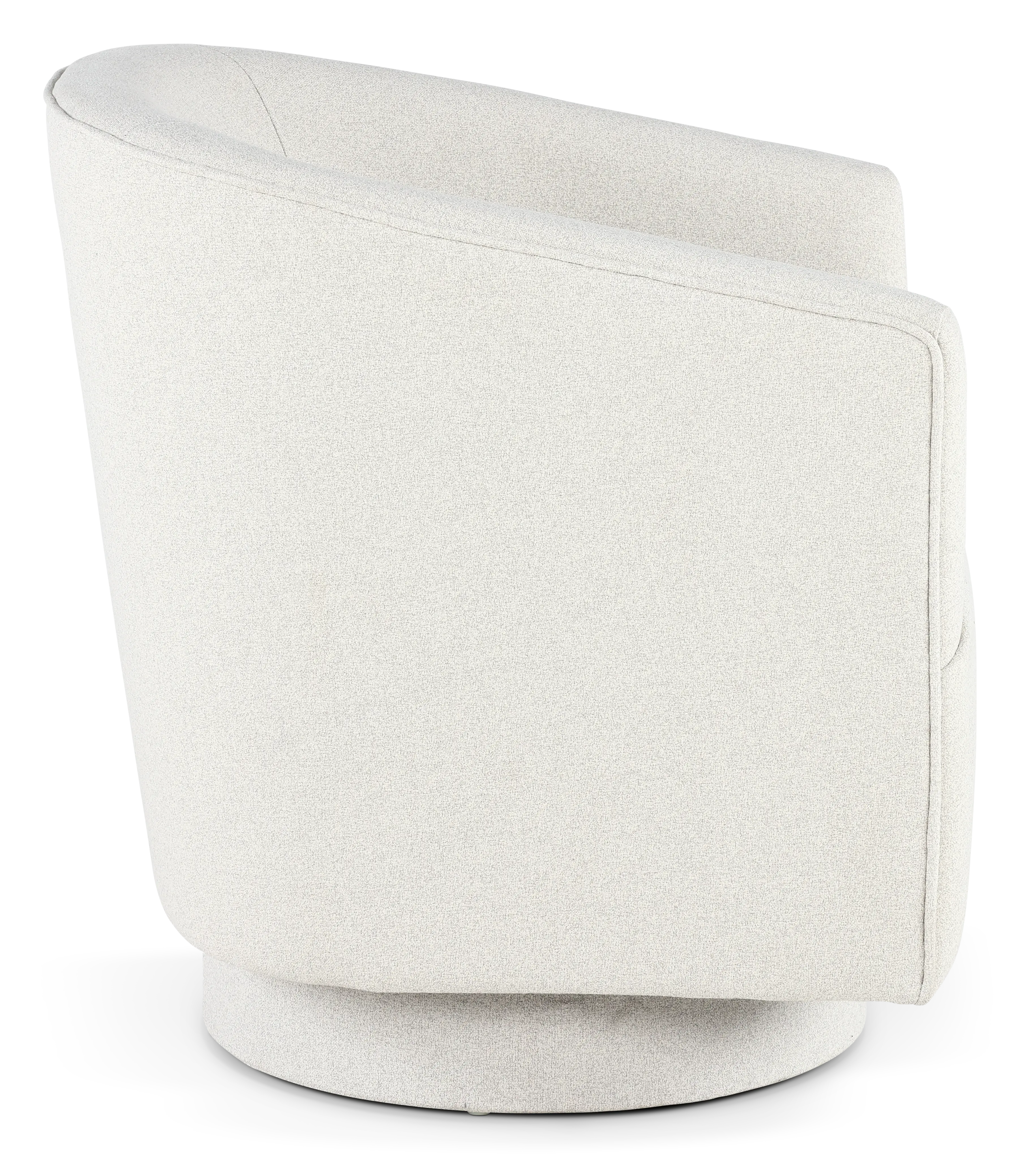 Brylee White Swivel Accent Chair-5