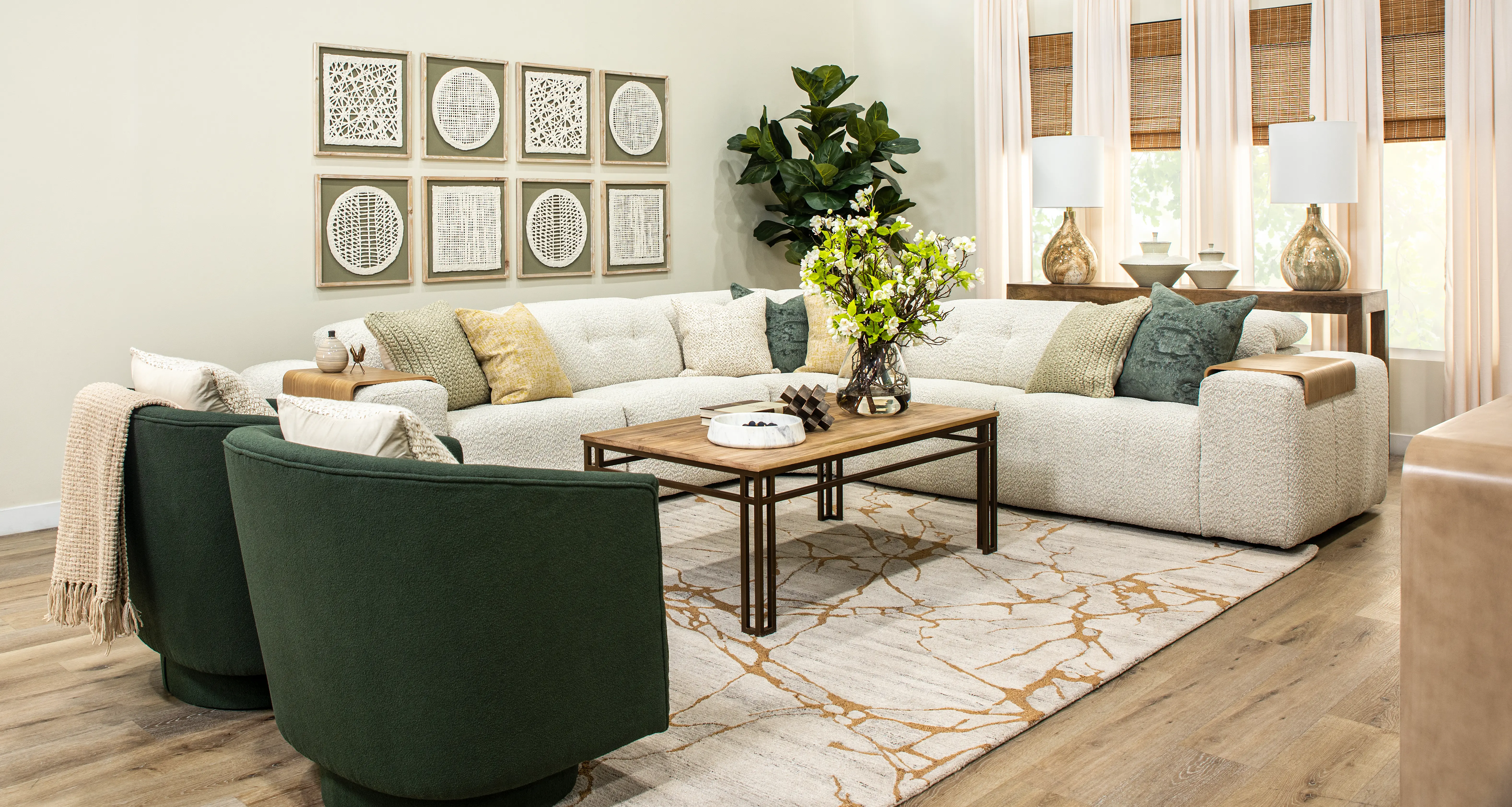 Brylee Green Swivel Accent Chair-10
