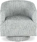 Brylee Gray Swivel Accent Chair