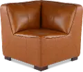 Denver Tobacco Brown Leather Modular Corner Chair