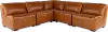 Denver Tobacco Brown 5 Piece Modular Sectional