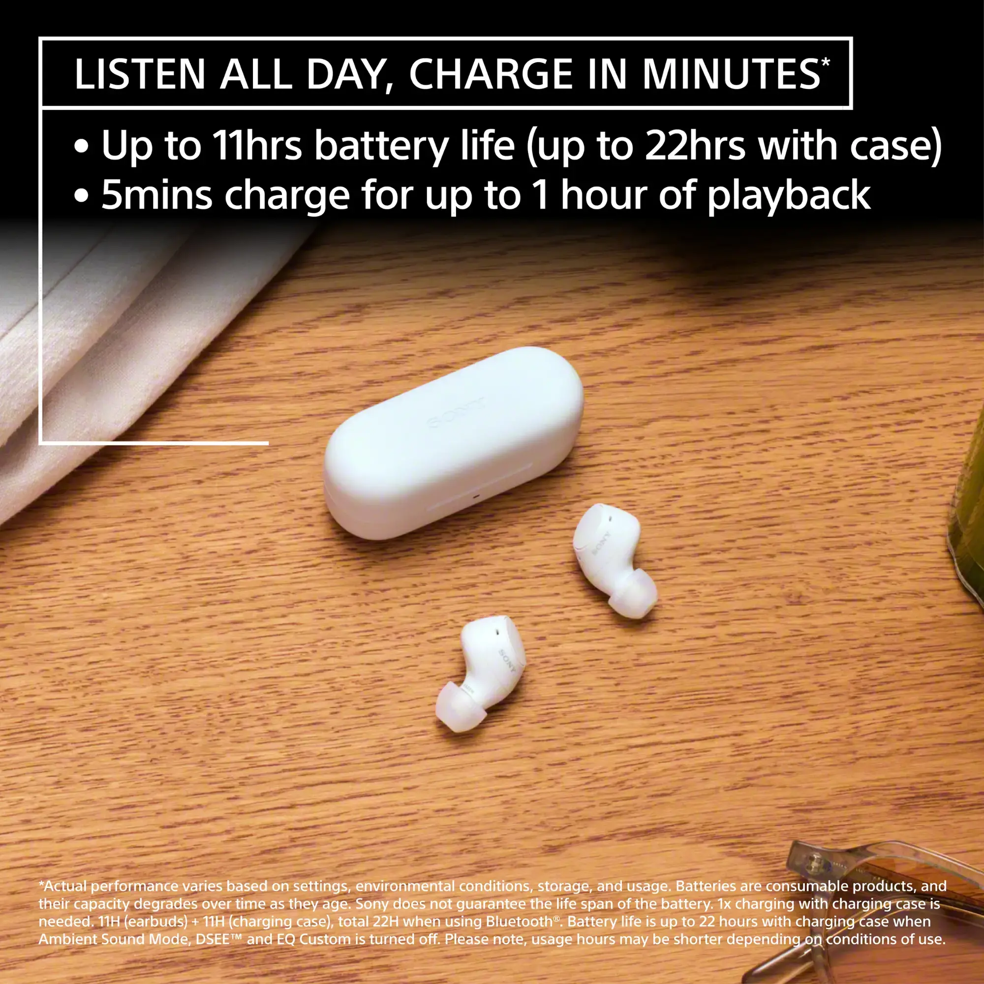 WFC510/W Sony Truly Wireless Earbuds - White-6