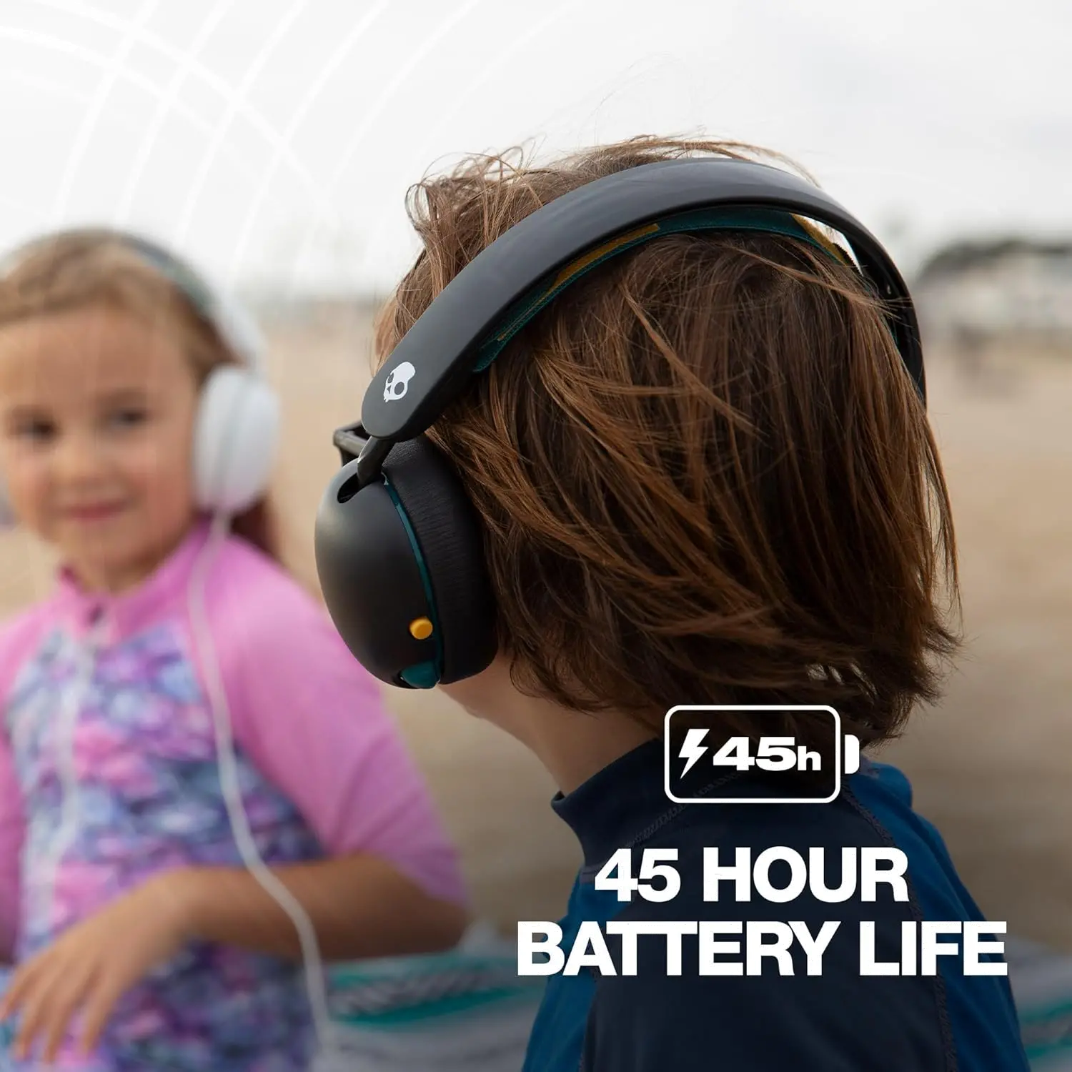 S6KAY-R740 Skullcandy Grom Over-Ear Wired Headphones for Kids - Black-3